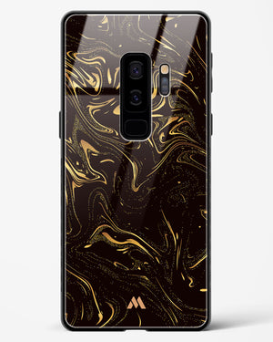 Black Gold Marble Glass Case Phone Cover (Samsung)