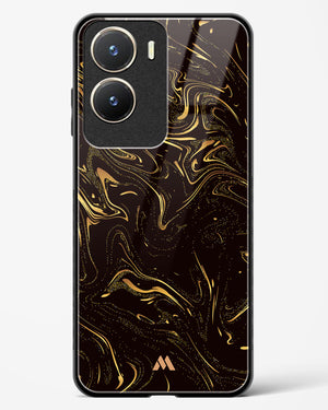 Black Gold Marble Glass Case Phone Cover (Vivo)
