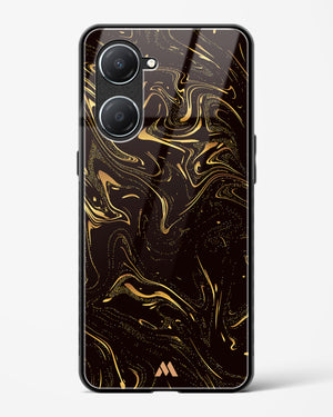 Black Gold Marble Glass Case Phone Cover (Vivo)