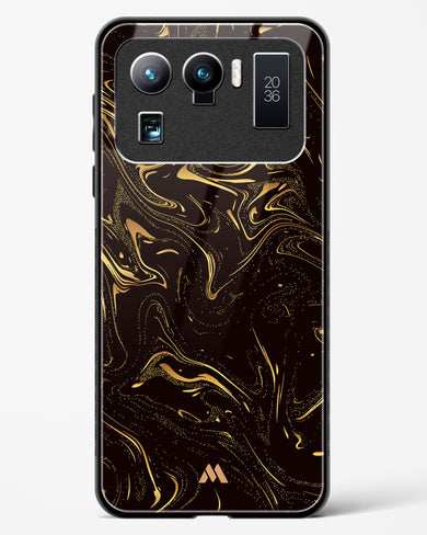 Black Gold Marble Glass Case Phone Cover-(Xiaomi)