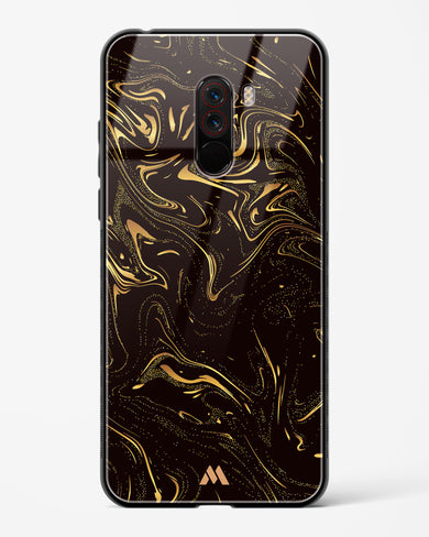 Black Gold Marble Glass Case Phone Cover (Xiaomi)