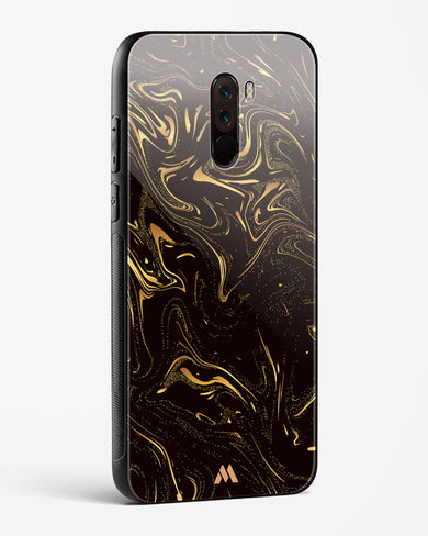 Black Gold Marble Glass Case Phone Cover (Xiaomi)