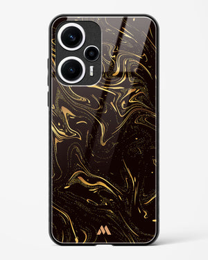 Black Gold Marble Glass Case Phone Cover-(Xiaomi)