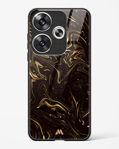 Black Gold Marble Glass Case Phone Cover (Xiaomi)