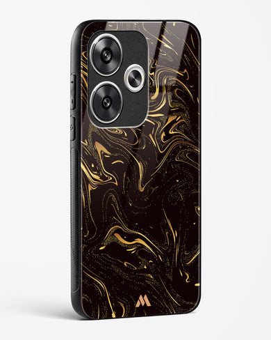 Black Gold Marble Glass Case Phone Cover (Xiaomi)