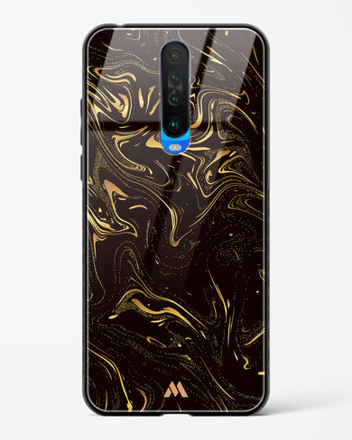 Black Gold Marble Glass Case Phone Cover (Xiaomi)