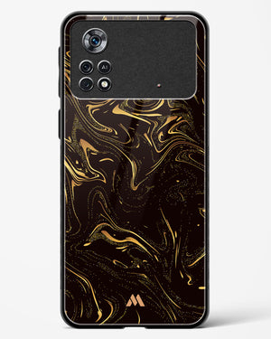 Black Gold Marble Glass Case Phone Cover (Xiaomi)