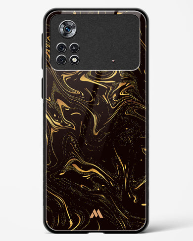 Black Gold Marble Glass Case Phone Cover (Xiaomi)