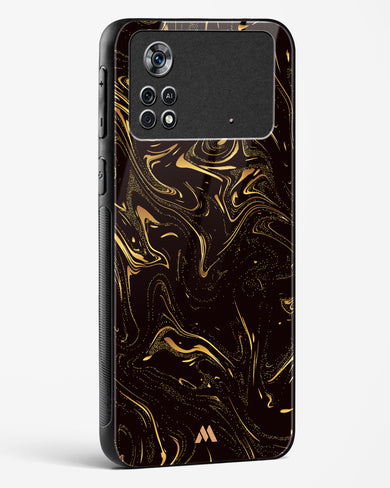Black Gold Marble Glass Case Phone Cover (Xiaomi)