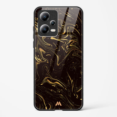 Black Gold Marble Glass Case Phone Cover (Xiaomi)