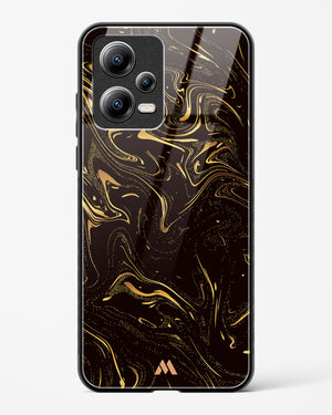 Black Gold Marble Glass Case Phone Cover (Xiaomi)