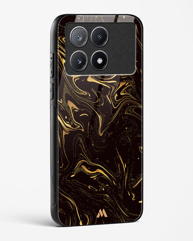 Black Gold Marble Glass Case Phone Cover-(Xiaomi)