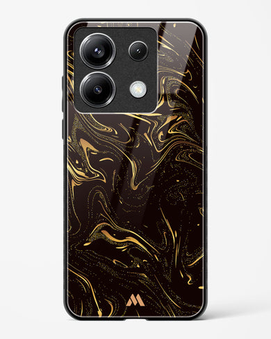 Black Gold Marble Glass Case Phone Cover (Xiaomi)