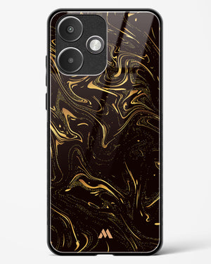 Black Gold Marble Glass Case Phone Cover (Xiaomi)
