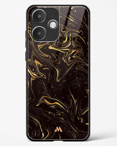 Black Gold Marble Glass Case Phone Cover (Xiaomi)