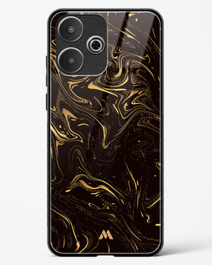 Black Gold Marble Glass Case Phone Cover (Xiaomi)