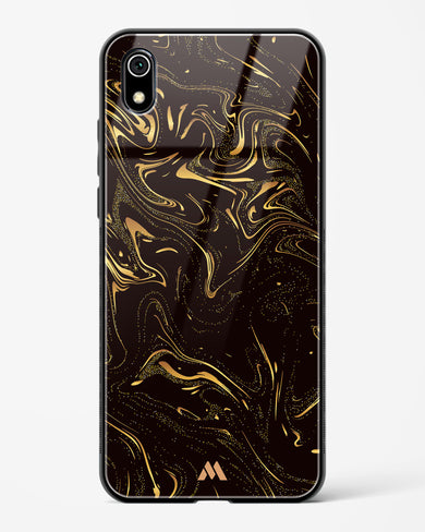 Black Gold Marble Glass Case Phone Cover (Xiaomi)