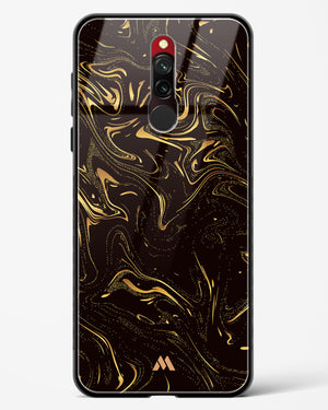 Black Gold Marble Glass Case Phone Cover (Xiaomi)