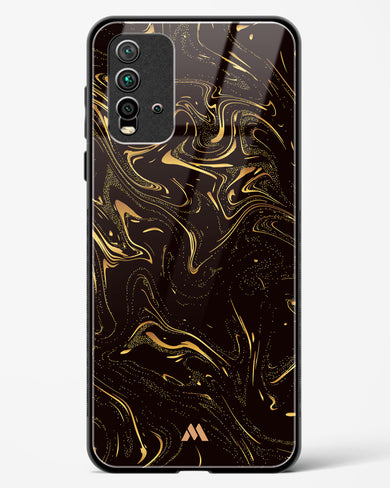 Black Gold Marble Glass Case Phone Cover (Xiaomi)