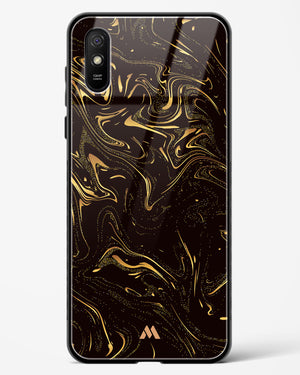 Black Gold Marble Glass Case Phone Cover (Xiaomi)
