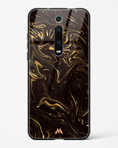 Black Gold Marble Glass Case Phone Cover (Xiaomi)