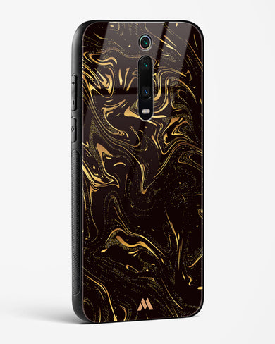 Black Gold Marble Glass Case Phone Cover-(Xiaomi)