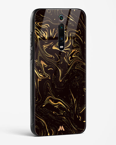 Black Gold Marble Glass Case Phone Cover (Xiaomi)