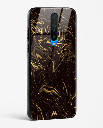 Black Gold Marble Glass Case Phone Cover (Xiaomi)