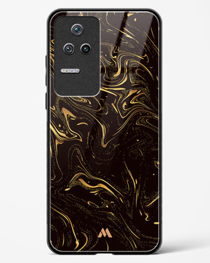 Black Gold Marble Glass Case Phone Cover (Xiaomi)