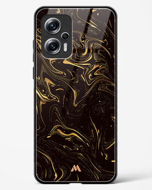 Black Gold Marble Glass Case Phone Cover (Xiaomi)