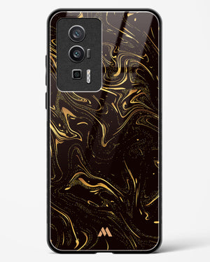 Black Gold Marble Glass Case Phone Cover (Xiaomi)
