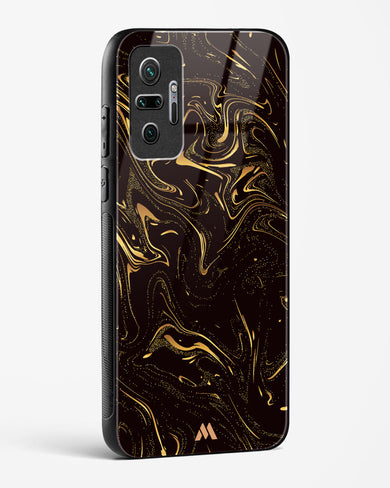 Black Gold Marble Glass Case Phone Cover (Xiaomi)