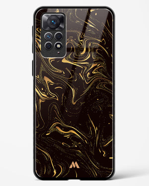 Black Gold Marble Glass Case Phone Cover (Xiaomi)