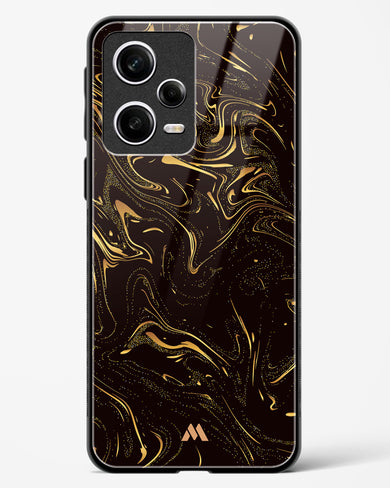 Black Gold Marble Glass Case Phone Cover (Xiaomi)