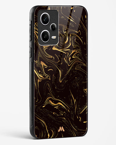 Black Gold Marble Glass Case Phone Cover (Xiaomi)