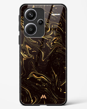 Black Gold Marble Glass Case Phone Cover-(Xiaomi)