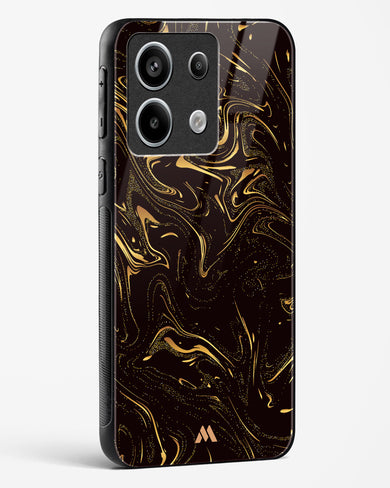 Black Gold Marble Glass Case Phone Cover (Xiaomi)