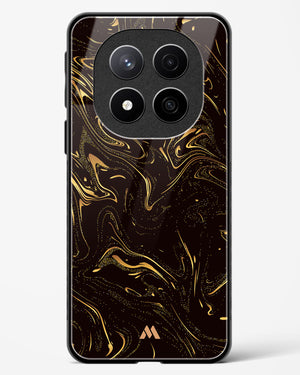 Black Gold Marble Glass Case Phone Cover (Xiaomi)