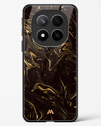 Black Gold Marble Glass Case Phone Cover (Xiaomi)