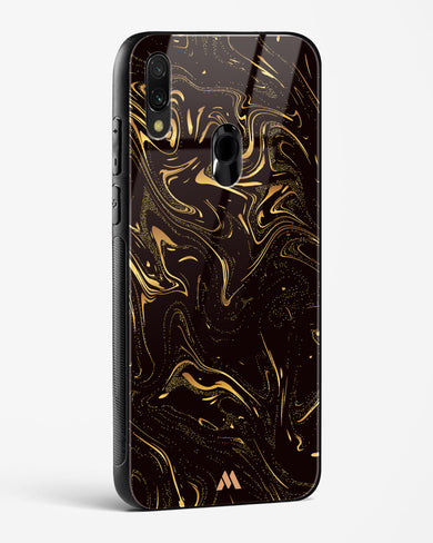 Black Gold Marble Glass Case Phone Cover (Xiaomi)