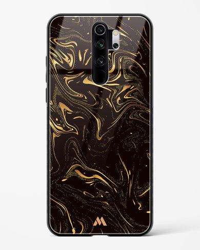Black Gold Marble Glass Case Phone Cover (Xiaomi)