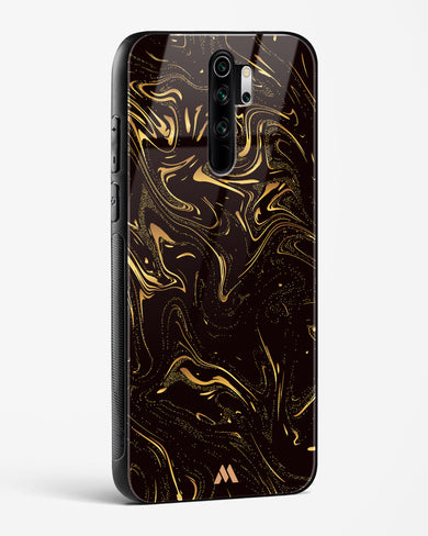 Black Gold Marble Glass Case Phone Cover (Xiaomi)