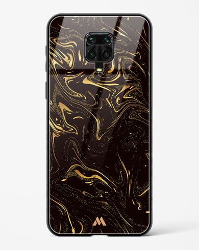 Black Gold Marble Glass Case Phone Cover (Xiaomi)
