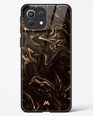 Black Gold Marble Glass Case Phone Cover-(Xiaomi)