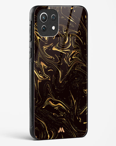 Black Gold Marble Glass Case Phone Cover (Xiaomi)
