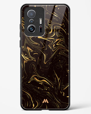 Black Gold Marble Glass Case Phone Cover (Xiaomi)