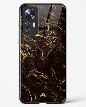 Black Gold Marble Glass Case Phone Cover-(Xiaomi)