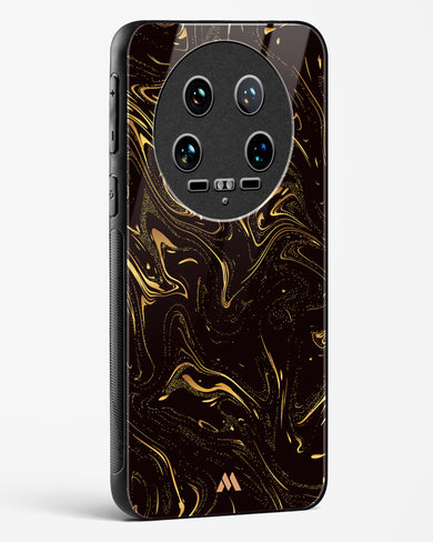 Black Gold Marble Glass Case Phone Cover (Xiaomi)