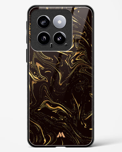 Black Gold Marble Glass Case Phone Cover (Xiaomi)