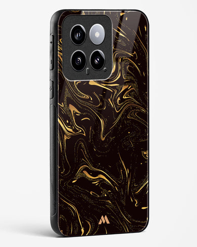 Black Gold Marble Glass Case Phone Cover (Xiaomi)
